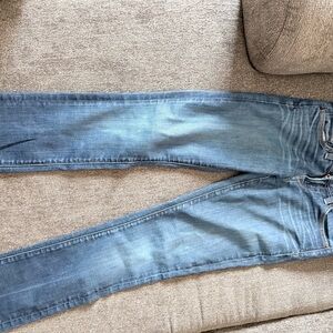 Lucky Brand Blue Straight Leg Jeans Charlie Straight